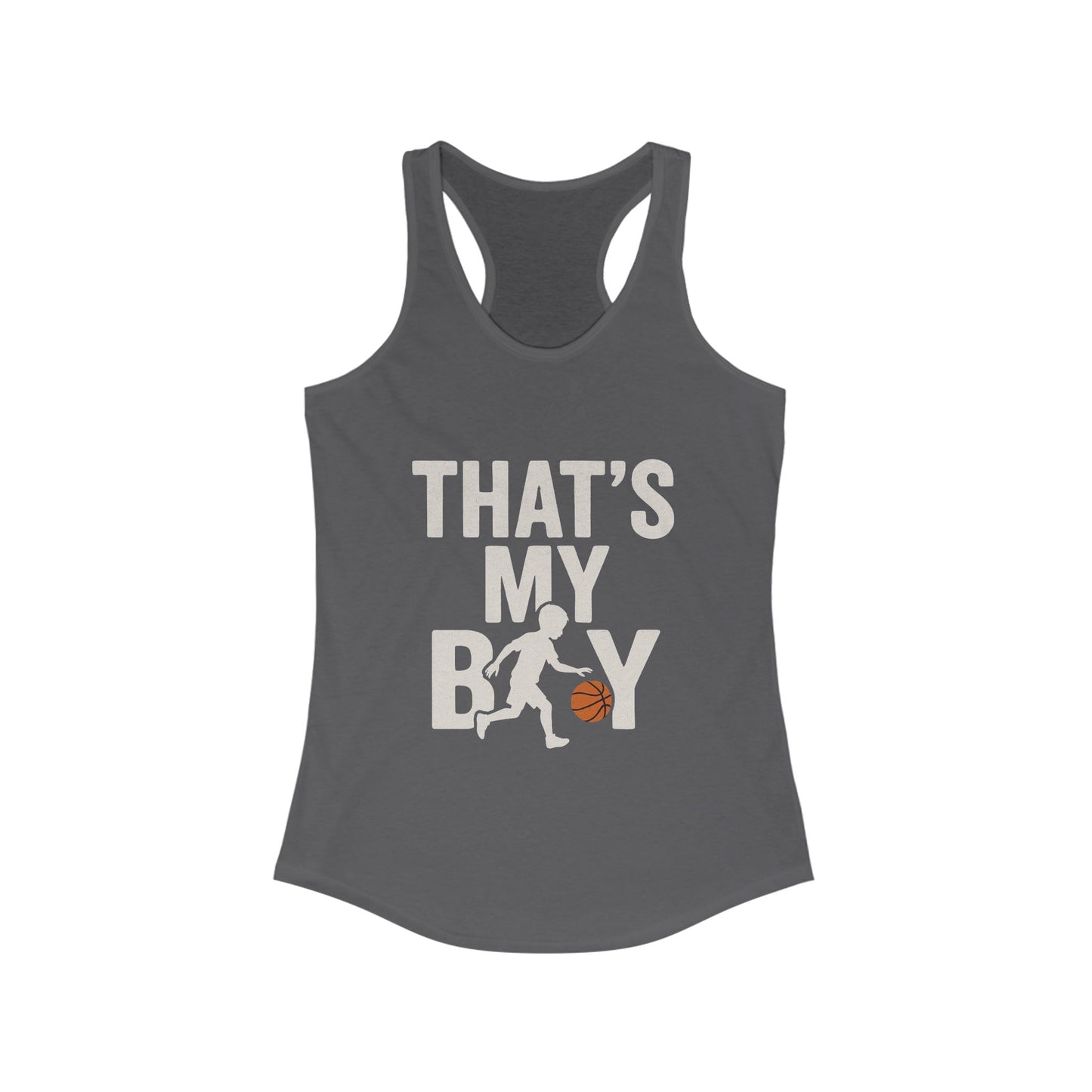 That's My Boy Sports Mom Racerback Tank