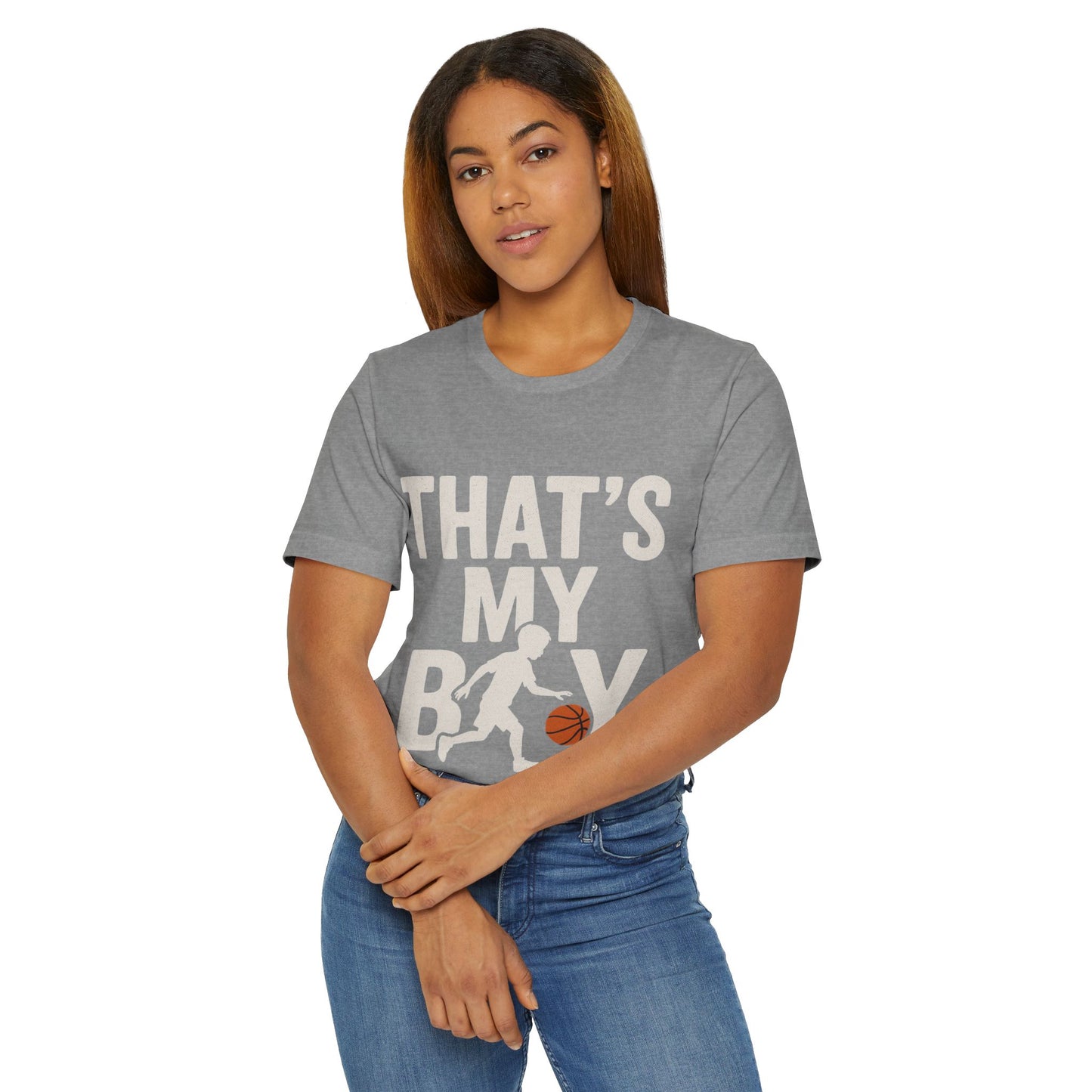 That's My Boy Basketball T-Shirt - Unisex Jersey Tee
