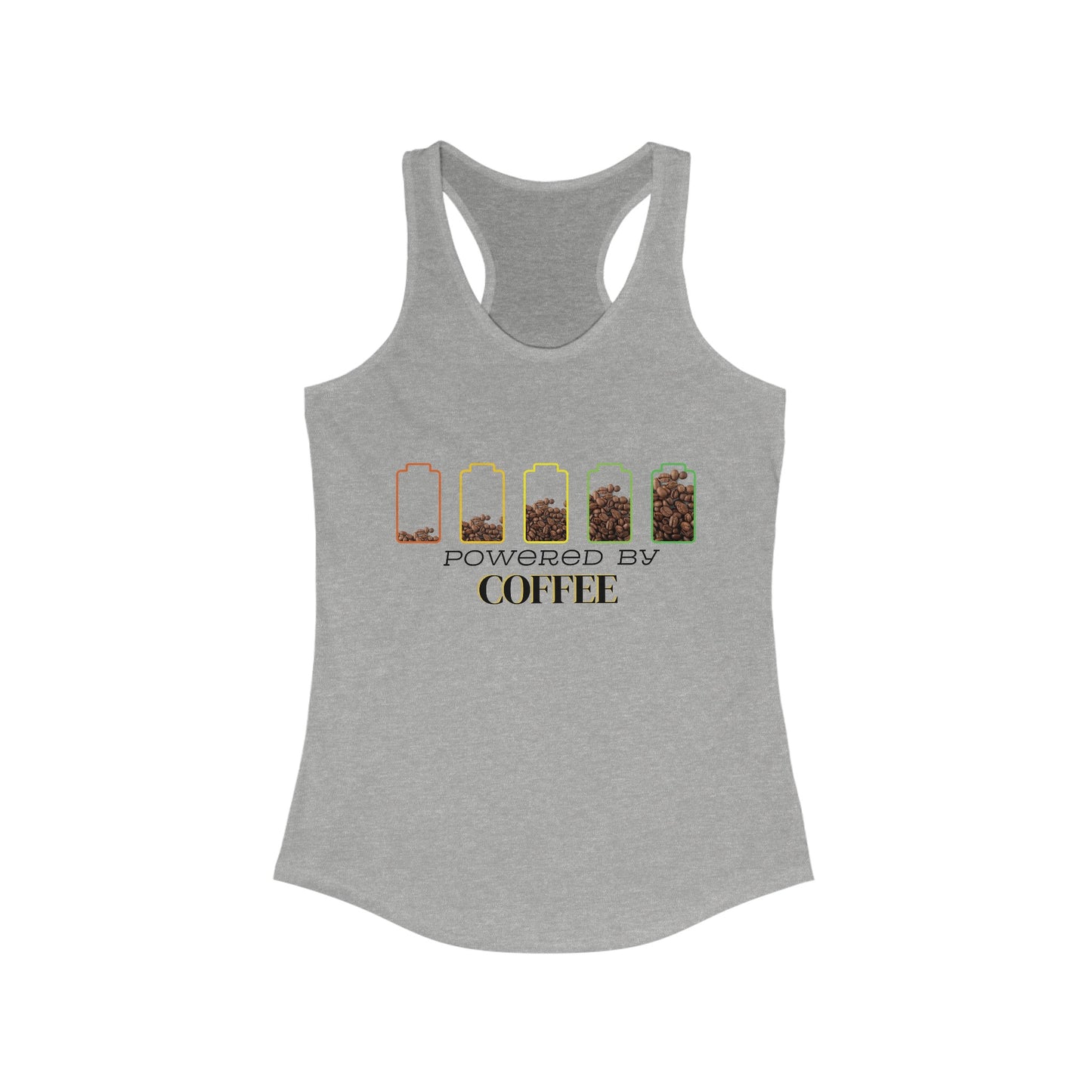 Powered by Coffee Womens Tank Top