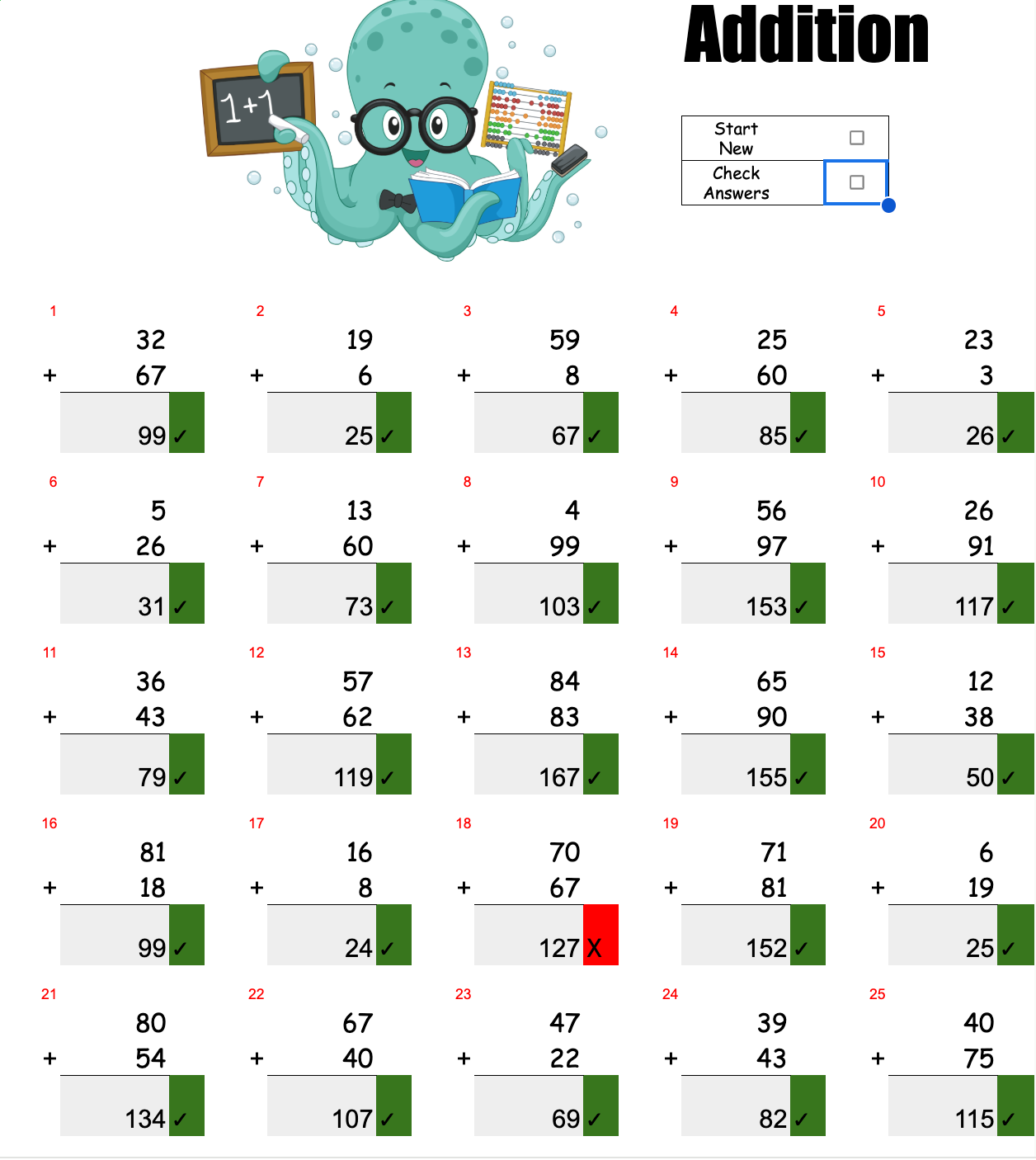 Modern Math - Problem Generator