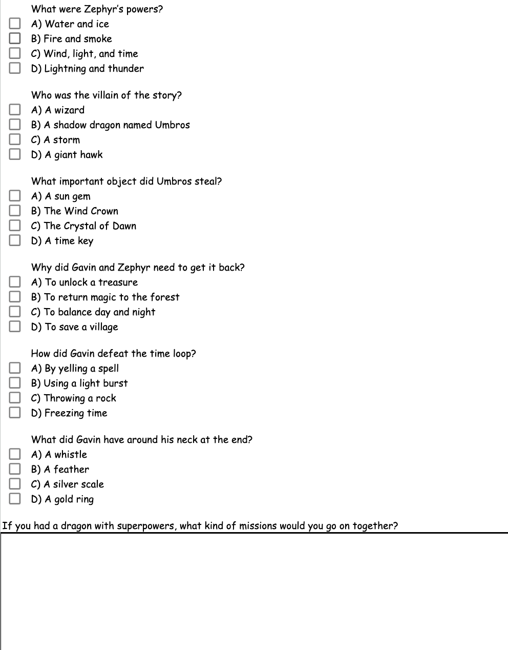 Modern Reading - Custom Story Generator