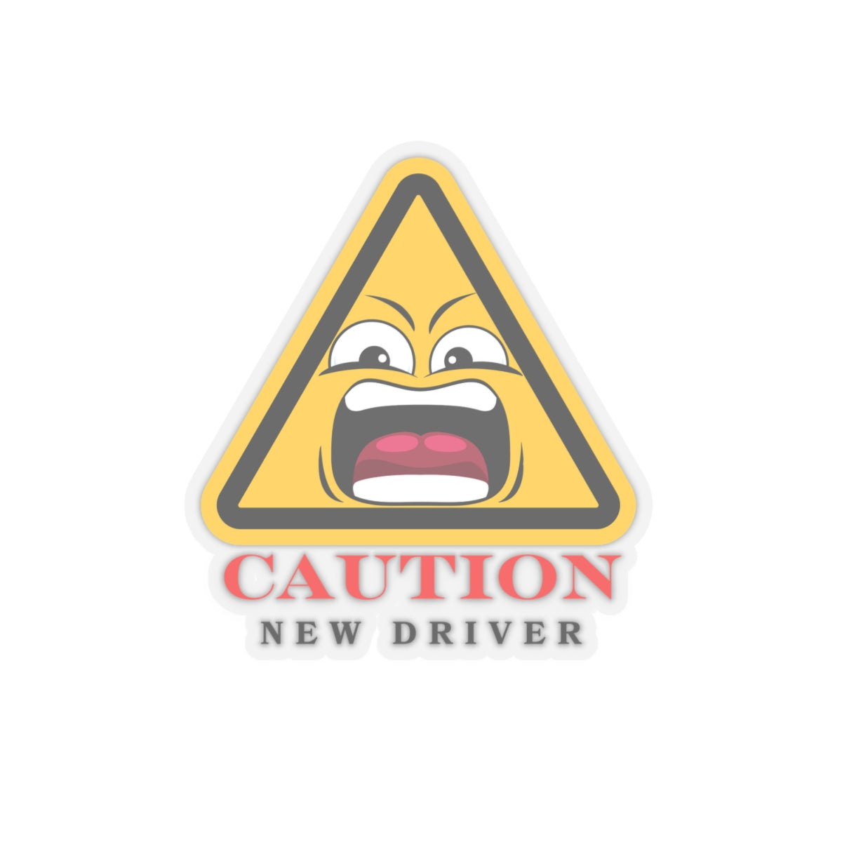 Caution: New Driver Sticker