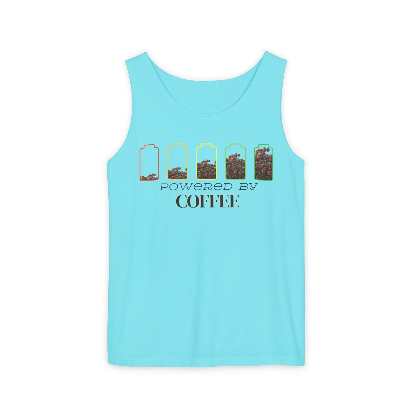Powered by Coffee Men's Tank Top