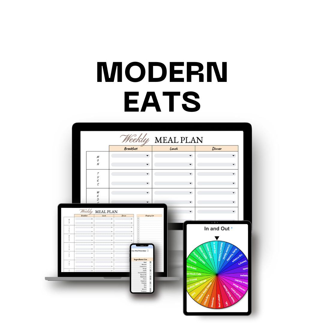 Coming Soon!! - Modern Eats - Meal Planner / Grocery Generator