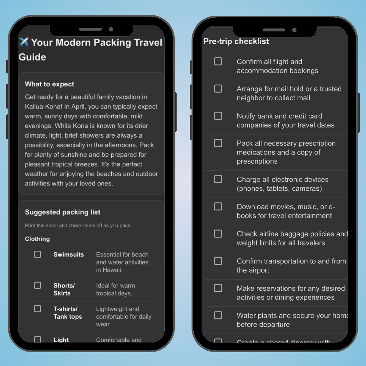 Modern Packing
