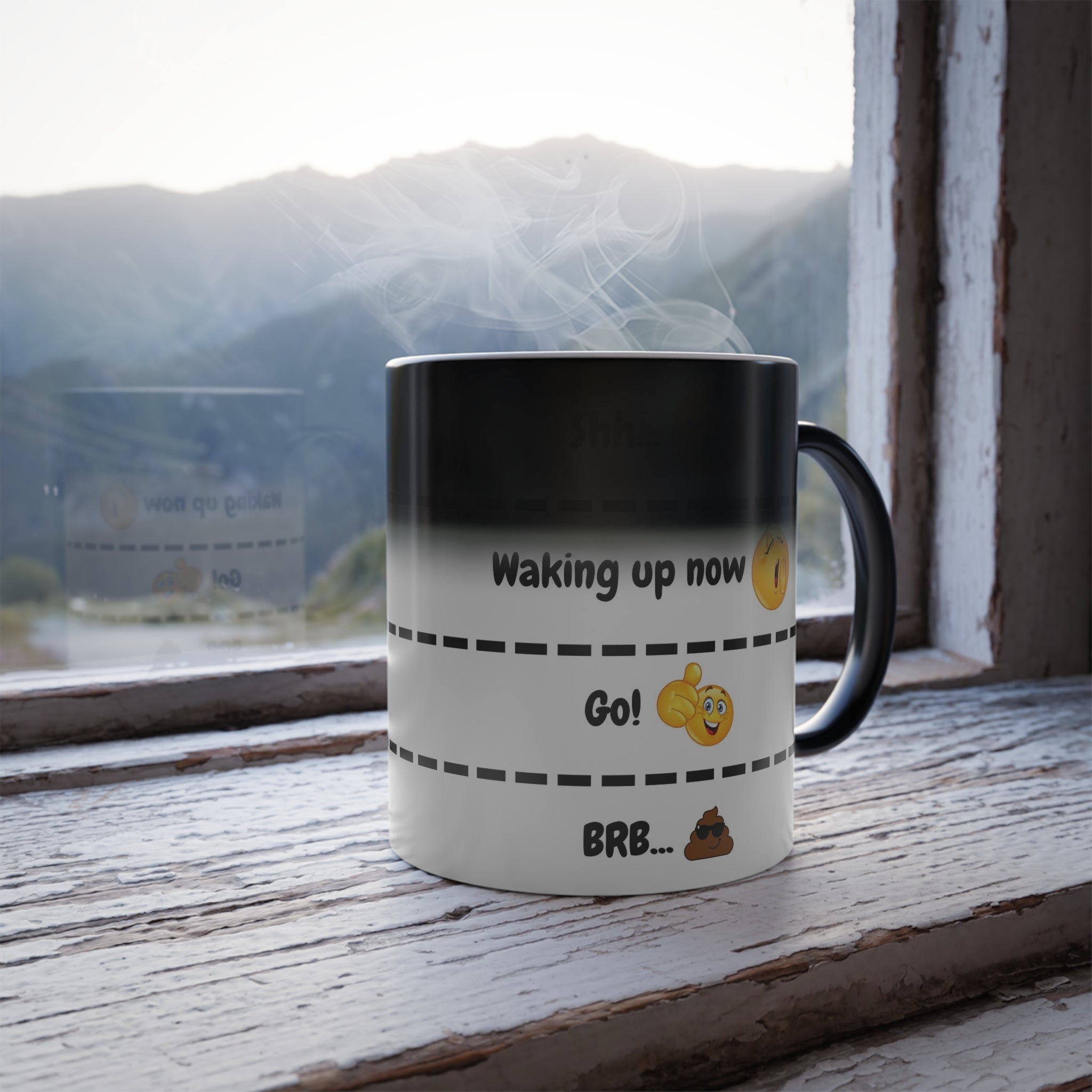 Morning Status Morphing Mug