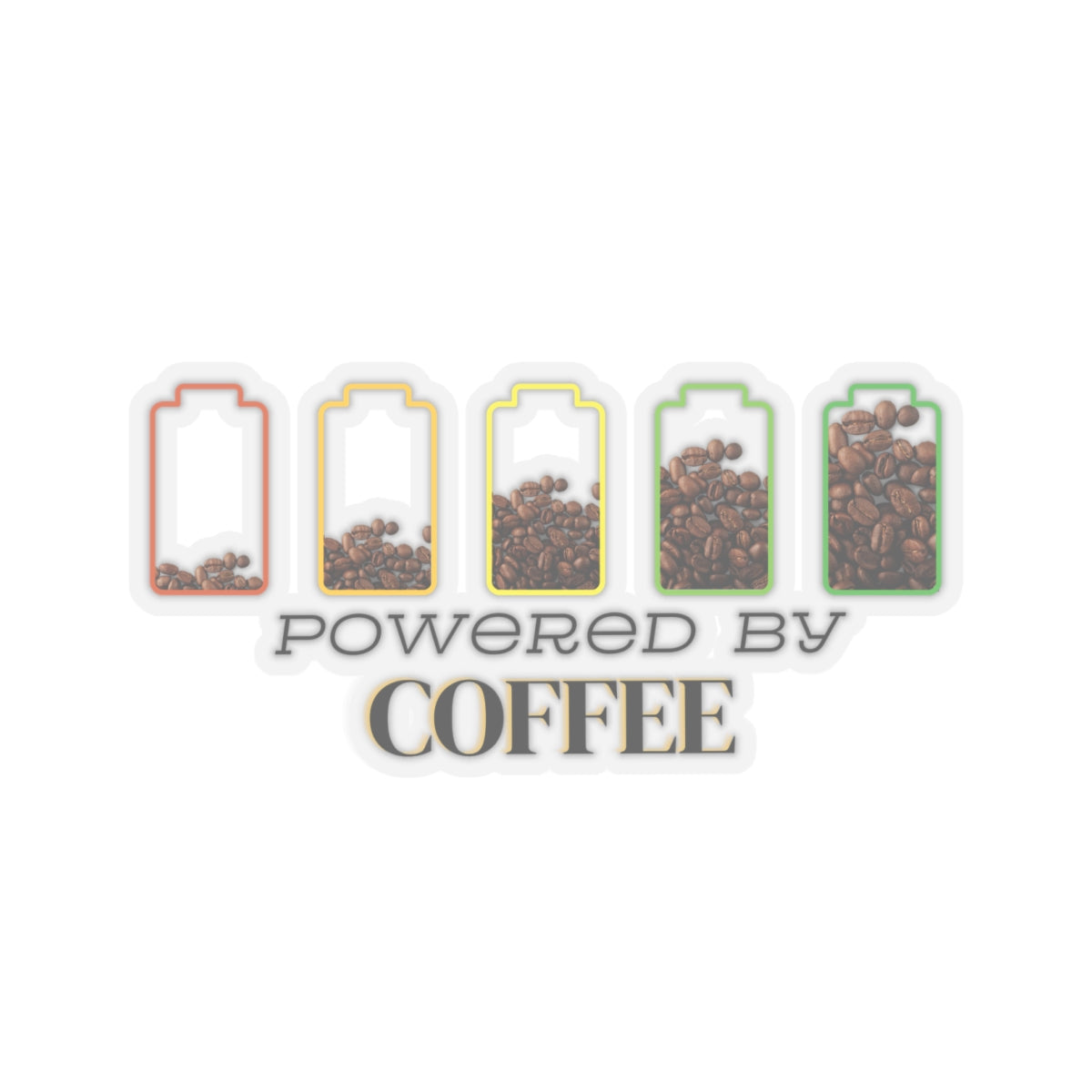 Powered by Coffee Sticker