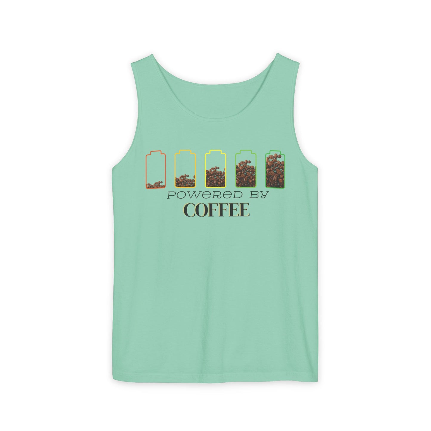 Powered by Coffee Men's Tank Top