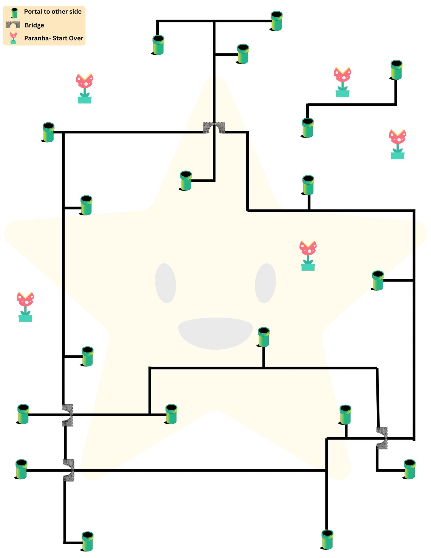 Double-Sided Maze Printout