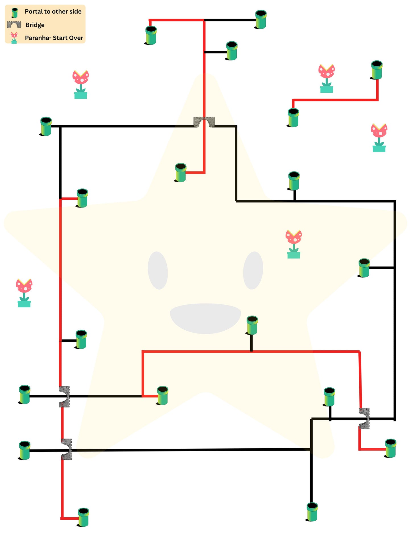 Double-Sided Maze Printout