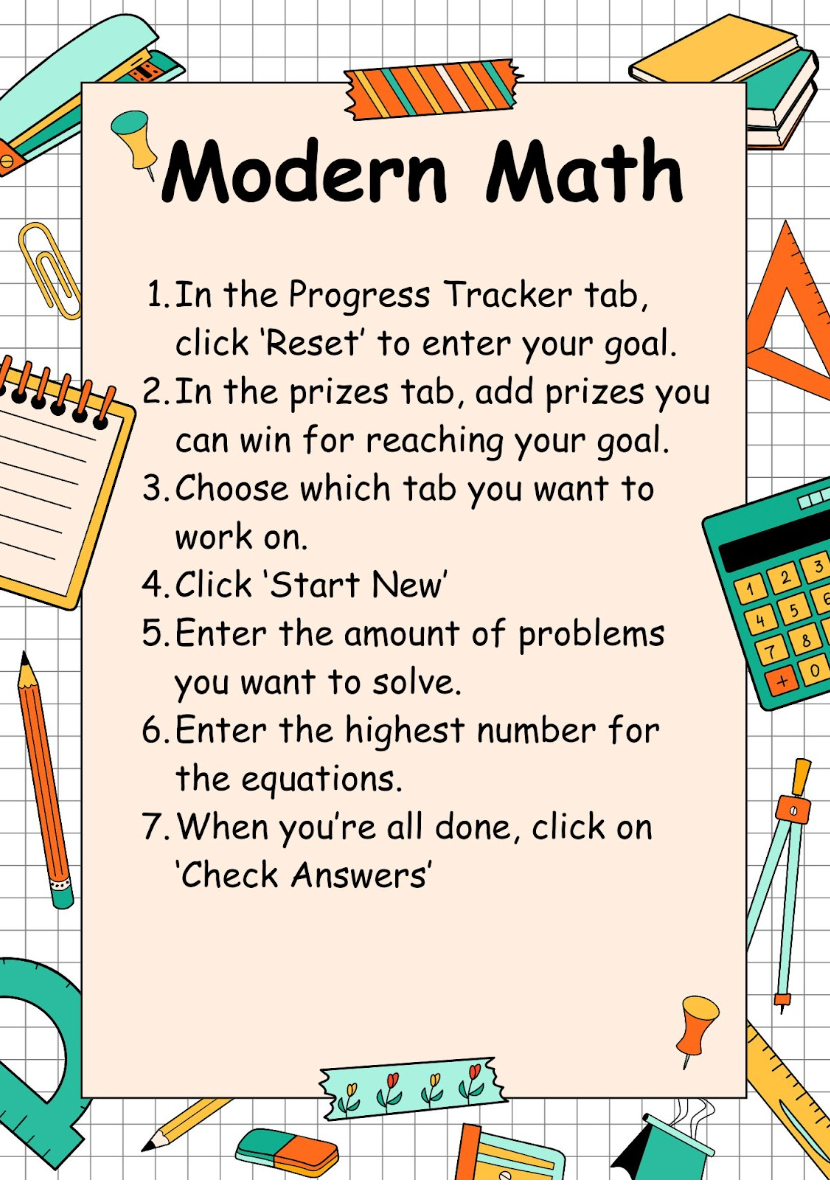 Modern Math - Problem Generator