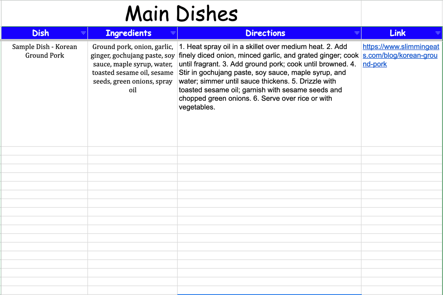 Modern Eats - Meal Planner / Grocery Generator